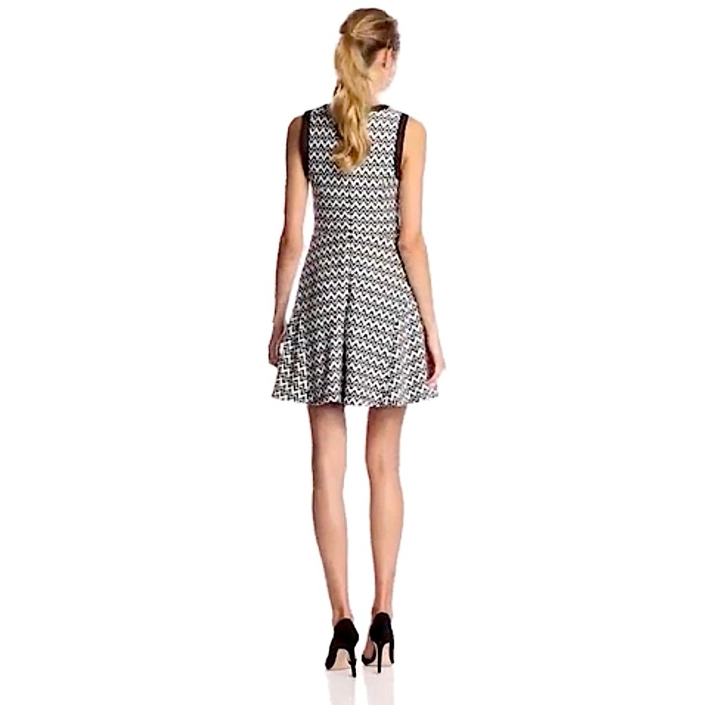 Sleeveless Dress, Chevron Sheila — By Trina Turk, Size Medium - Picture 9 of 15